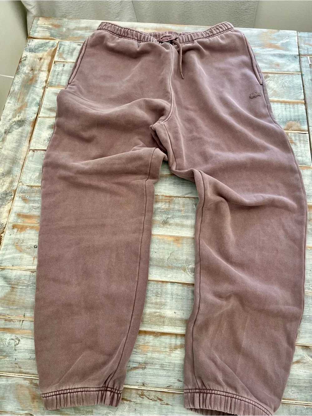 Mauve Fleece Jogger Pants - Brand Lacoste
